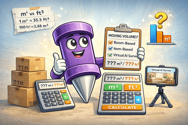 How to Estimate Your Moving Volume (m³ or ft³) Before an International Move